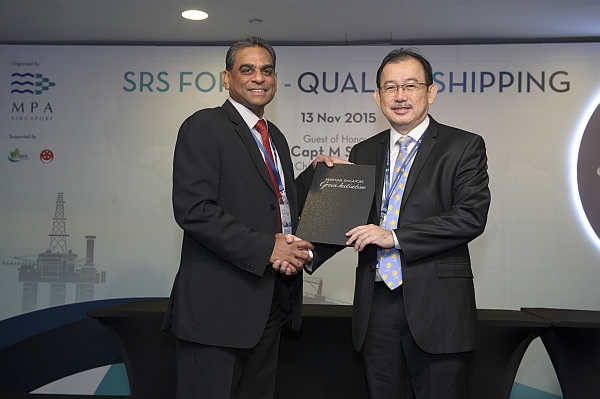 TCC awarded Green Ship Certificate by MPA